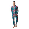 Tulip Polygon Print Pattern Men's Pajamas-grizzshop