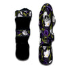 Tulip Purple And White Print Pattern Muay Thai Shin Guards-grizzshop