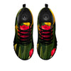 Tulip Yellow And Red Print Black Sneaker-grizzshop