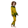 Tulip Yellow Print Women's Pajamas-grizzshop