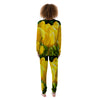 Tulip Yellow Print Women's Pajamas-grizzshop