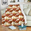 Turkey Thankgiving Pattern Print Blanket-grizzshop