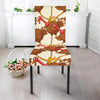 Turkey Thankgiving Pattern Print Chair Cover-grizzshop