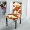 Turkey Thankgiving Pattern Print Chair Cover-grizzshop