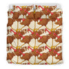 Turkey Thankgiving Pattern Print Duvet Cover Bedding Set-grizzshop