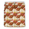 Turkey Thankgiving Pattern Print Duvet Cover Bedding Set-grizzshop