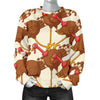 Turkey Thankgiving Pattern Print Women's Sweatshirt-grizzshop