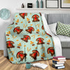 Turkey Thankgiving Print Pattern Blanket-grizzshop