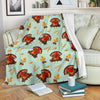 Turkey Thankgiving Print Pattern Blanket-grizzshop