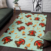 Turkey Thankgiving Print Pattern Floor Mat-grizzshop