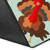 Turkey Thankgiving Print Pattern Floor Mat-grizzshop