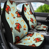 Turkey Thankgiving Print Pattern Universal Fit Car Seat Covers-grizzshop