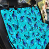 Turquoise Bubble Butterfly Print Pet Car Seat Cover-grizzshop
