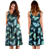 Turquoise Butterfly Print Dress-grizzshop