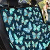 Turquoise Butterfly Print Pet Car Seat Cover-grizzshop