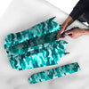 Turquoise Camo And Camouflage Print Umbrella-grizzshop