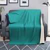 Turquoise Glitter Texture Print Blanket-grizzshop