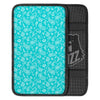 Turquoise Paisley Bandana Print Car Center Console Cover-grizzshop