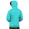 Turquoise Paisley Bandana Print Men's Hoodie-grizzshop