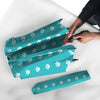 Turquoise Paw Print Umbrella-grizzshop