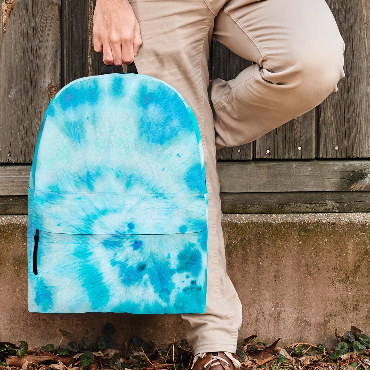 Turquoise Tie Dye Backpack-grizzshop