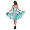 Turquoise Tie Dye Dress-grizzshop