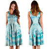 Turquoise Tie Dye Dress-grizzshop