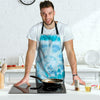 Turquoise Tie Dye Men's Apron-grizzshop