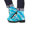 Turquoise Tie Dye Men's Boots-grizzshop