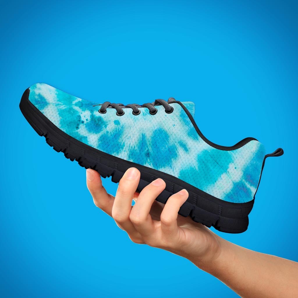 Turquoise Tie Dye Men's Sneakers-grizzshop