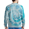 Turquoise Tie Dye Men's Sweatshirt-grizzshop