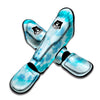 Turquoise Tie Dye Muay Thai Shin Guard-grizzshop