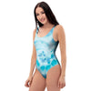 Turquoise Tie Dye One Piece Swimsuite-grizzshop