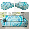 Turquoise Tie Dye Sofa Cover-grizzshop