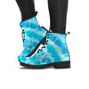 Turquoise Tie Dye Women's Boots-grizzshop