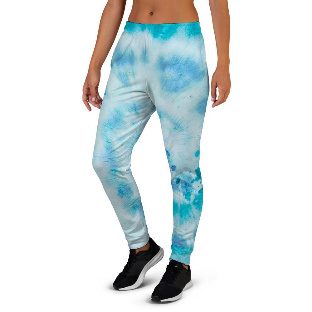 Turquoise Tie Dye Women's Joggers-grizzshop