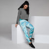 Turquoise Tie Dye Women's Joggers-grizzshop