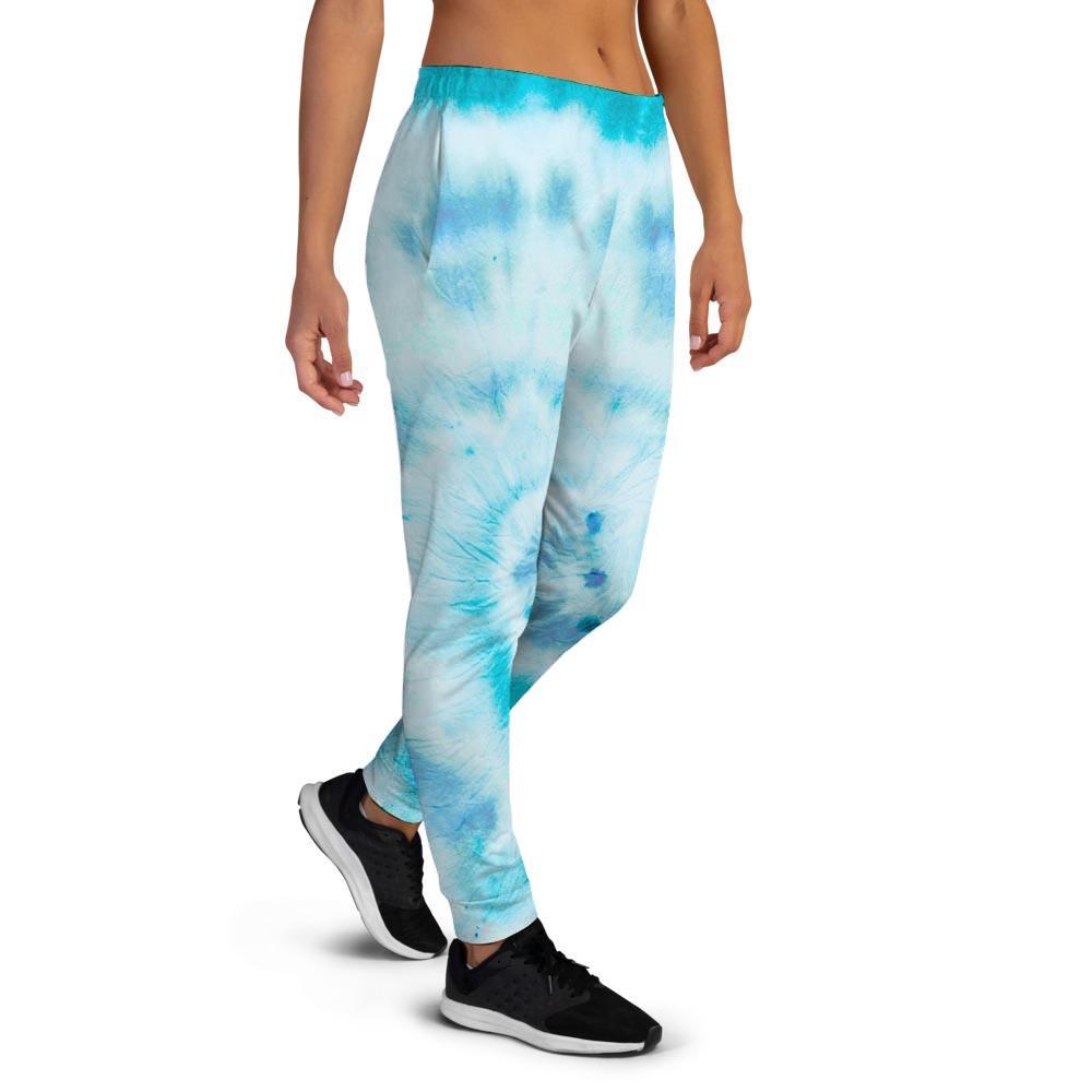 Turquoise Tie Dye Women's Joggers-grizzshop