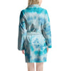 Turquoise Tie Dye Women's Robe-grizzshop