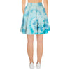 Turquoise Tie Dye Women's Skirt-grizzshop