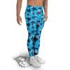 Turtle Blue Sea Print Pattern Men's Leggings-grizzshop