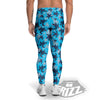 Turtle Blue Sea Print Pattern Men's Leggings-grizzshop