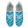 Turtle Blue Sea Print Pattern White Athletic Shoes-grizzshop