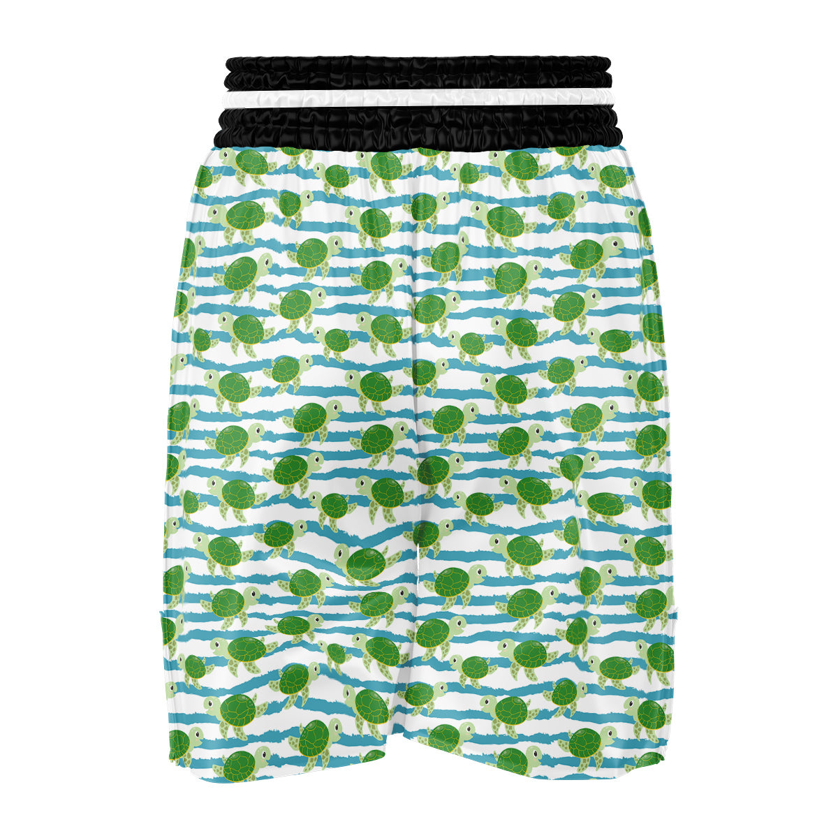 Turtle Cute Sea Print Pattern Boxing Shorts-grizzshop