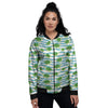 Turtle Cute Sea Print Pattern Women's Bomber Jacket-grizzshop