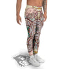 Turtle Polynesian Sea Print Men's Leggings-grizzshop