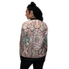 Turtle Polynesian Sea Print Women's Bomber Jacket-grizzshop