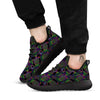 Turtle Sea Psychedelic Print Pattern Black Athletic Shoes-grizzshop