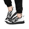 Turtle Sea Zentangle Print Black Sneaker-grizzshop