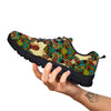 Turtle Tribal Sea Print Pattern Black Sneaker-grizzshop